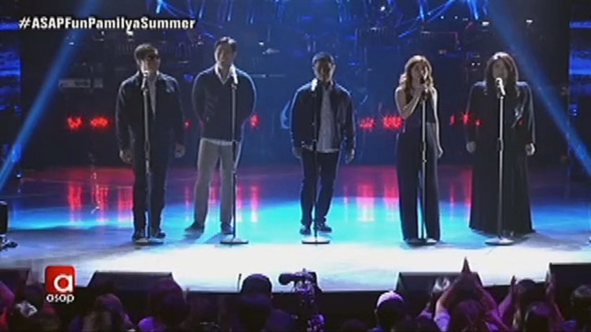 OPM Hitmakers Ogie, Randy, Piolo, Kyla and Joanne Lorenzana in a throwback OPM performance