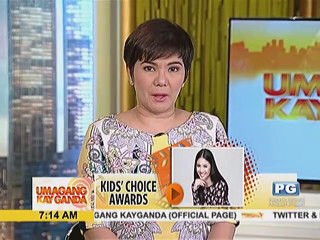 Nadine Lustre, nanalo sa Nickelodeon