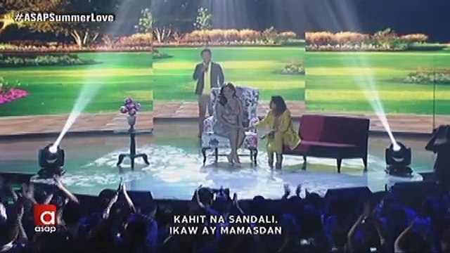 Nonie, Andi, Dimples and Arron serenade Sylvia Sanchez on ASAP