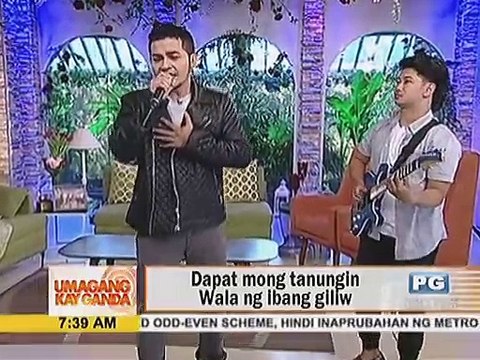 Froilan Canlas sings “Dahil Sa’yo” on UKG