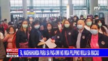 NEWS BREAK: DFA, naghahanda para sa pag-uwi ng mga Pilipino mula sa Macau