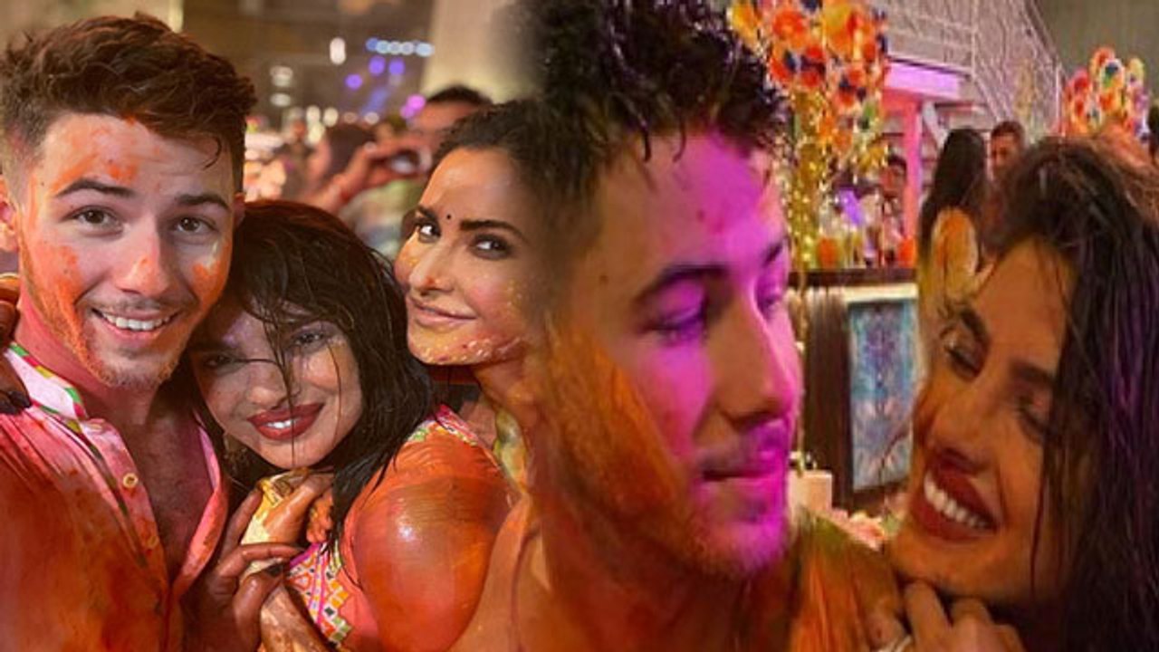 Nick Jonas Priyanka Chopra from Ambani's Holi bash are taking over the internet by storm । Boldsky