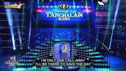 TNT KIDS: Mindanao contender Derick Tiu sings Charlie Puth’s One Call Away