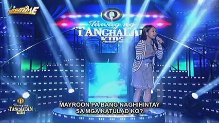 TNT KIDS: Visayas contender Aika Castro sings Nora Aunor's Kahit Konting Awa
