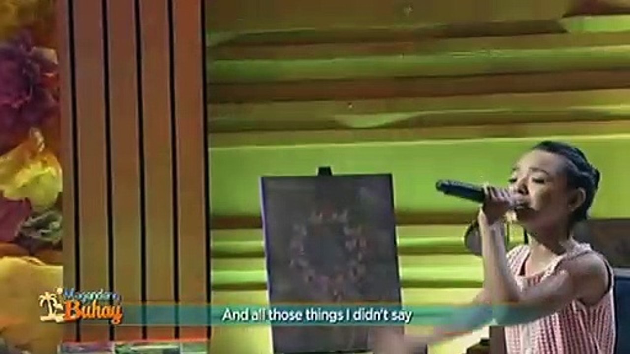 Sheena sings “Fight Song” on Magandang Buhay