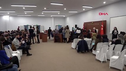 Erzurum hukuk fakültesi öğrencilerinden kurgusal duruşma