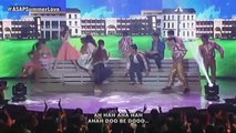 Diego, Sofia, Elisse, Mccoy, Loisa and Jameson in a 'Grease' performance of 