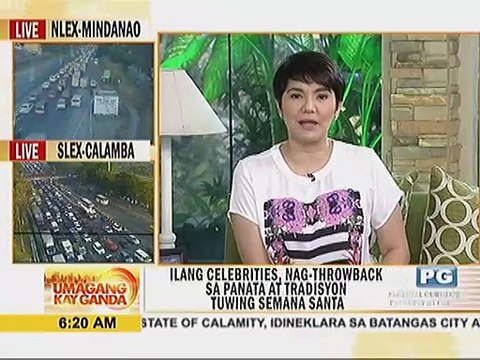 Ilang celebrities, nag-throwback sa panata at tradisyon tuwing Semana Santa