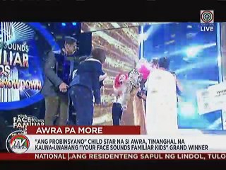 “Ang Probinsyano” child star na si Awra, tinanghal na kauna-unahang “Your Face Sounds Familiar Kids”