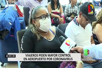 ¿Cuál es el protocolo ante posibles casos de coronavirus en el aeropuerto Jorge Chávez?