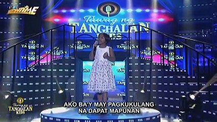 TNT Kids: Allysa Diane, hinarap ang 3-time defending champion na si Shaina Mae Allaga
