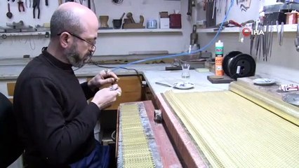 15 kilo altınla halı işledi