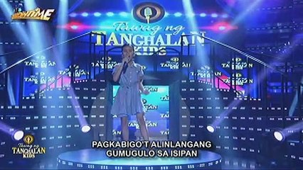 TNT KIDS Lady Arianne Domas-As, hinamon ang 2-time defending champion na si Reign Curthney Basa para sa golden microphone