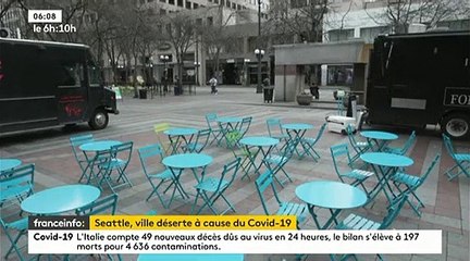 Virus - Regardez les images impressionnantes des rues désertes de la ville de Seattle aux Etats-Unis touchée par l'épidémie