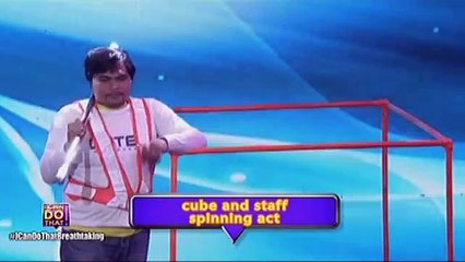 I Can Do That Cube and Staff Spinning by Eugene Rubio
