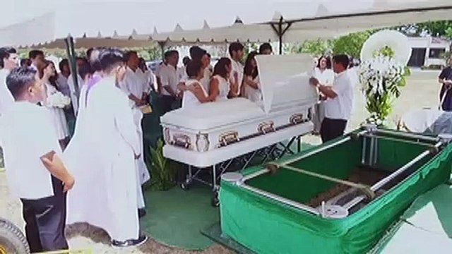Gloria, inihatid na sa kaniyang huling hantungan