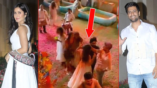 Katrina Kaif And Vicky Kaushal CAUGHT Playing Holi Together
