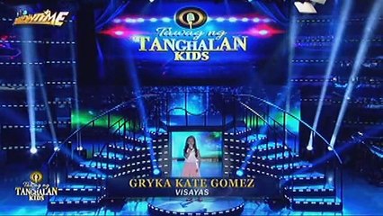 TNT KIDS: Visayas contender Gryka Kate Gomez sings Demi Lovato's Gift Of A Friend