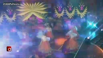 Kisses and Marco perform together on the ASAP stage