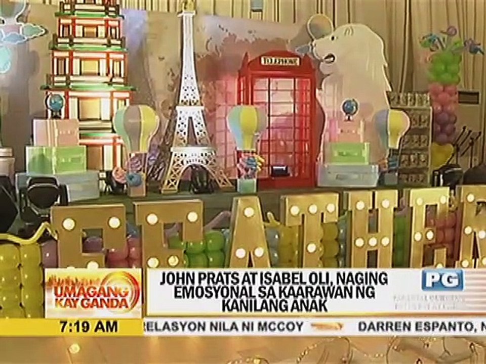 John Prats at Isabel Oli, naging emosyonal sa kaarawan ng kanilang anak