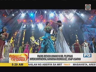 Pagre-resign umano ni Bb. Pilipinas Intercontinental Katarina Rodriguez, usap-usapan