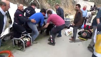 TOKAT-AMASYA YOLUNDA FECİ KAZA