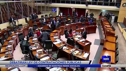 Debatirán ley de contrataciones públicas  - Nex Noticias