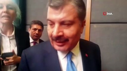 Bakan Koca: “ 86 yaşında bir yolcu Tiran üzerinden Amerika’ya gidiyor. Yolcu Türk değil”