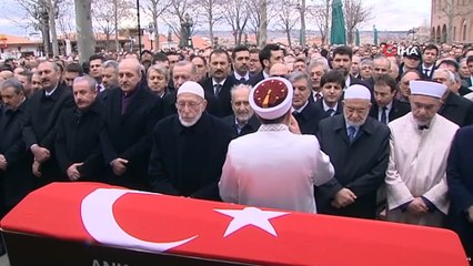 Eski Adalet Bakanı Şevket Kazan son yolculuğuna uğurlandı