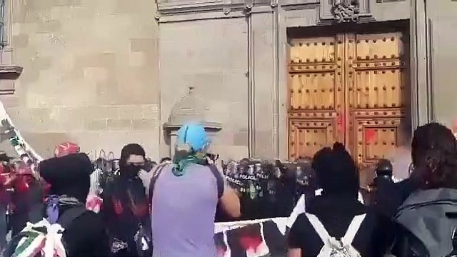 Una 'feminazi' lanzan una bomba molotov a los policías el 8M, pero terminan quemando a una hermana