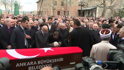 Şevket Kazan'ın cenaze töreni