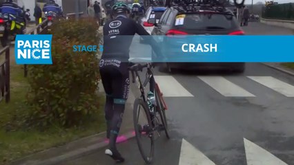 Paris-Nice 2020 - Étape 3 / Stage 3 - Crash