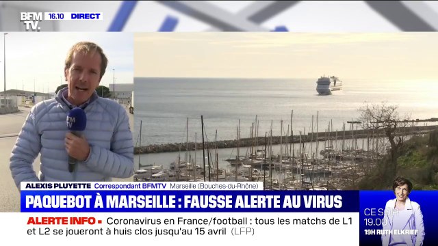 Coronavirus: fausse alerte au virus à bord du paquebot à Marseille, les tests des deux cas suspects sont négatifs