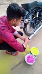 Holi is color in India funny comedy boy