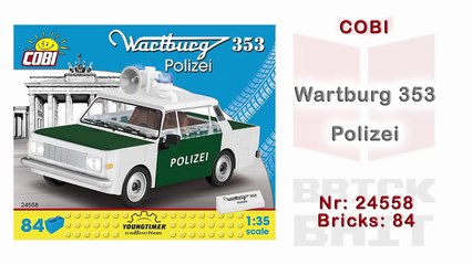 [COBI] Wartburg 353 - Polizei - Speedbuild (Youngtimer Series No. 24558)