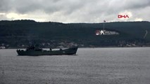ÇANAKKALE Rus savaş gemisi 'Orsk', Çanakkale Boğazı'ndan geçti