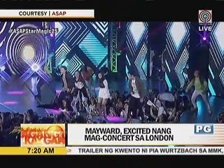 MayWard, excited nang mag-concert sa London