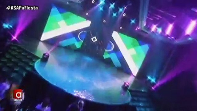 Kim, Enrique and Rayver pump up the ASAP stage with their dance number