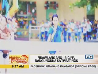 ‘Ikaw Lang Ang Iibigin’ nangunguna sa TV ratings