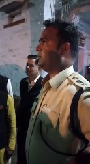 मंदसौर सिटी कोतवाली में कांग्रेसी नेताओं का धरना