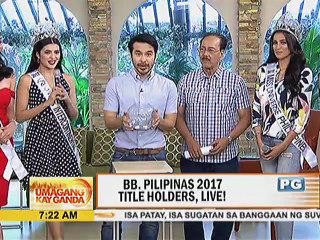 Binibining Pilpinas 2017 Queens, sumabak sa UKG Q &A