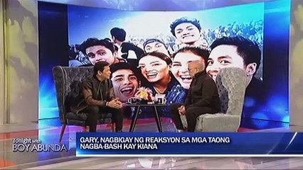 Gary, nagbigay ng reaksyon sa pamba-bash kay Kiana dahil sa pakikipagkaibigan sa JaDine