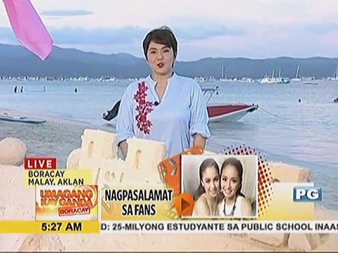 Kathryn Bernardo at Julia Barretto, nagpasalamat sa fans