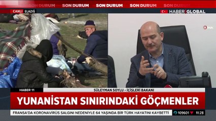 Bakan Soylu'dan Yunanistan'ın göçmenlere müdahalesine ilişkin açıklama