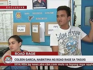 Coleen Garcia, nabiktima ng road rage sa Taguig
