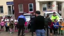 Minik trafik dedektiflerinden emniyete ziyaret