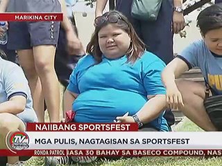 Mga pulis, nagtagisan sa sportsfest