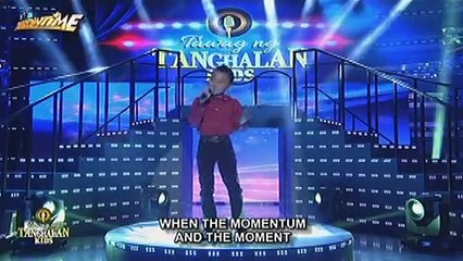 TNT KIDS: Mindanao contender Kurt Arvie Laput sings This Is The Moment