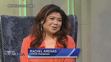 Tito Boy asks MTRCB Chairperson Rachel Arenas: ""Ano ang pinakamalaking misconception sa MTRCB?""