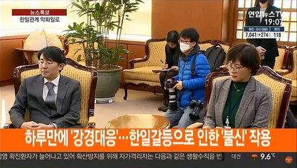 한일 강대강 대치…양국관계 악화일로
